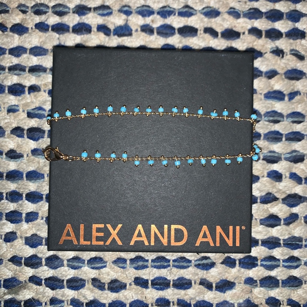 NWT Gold Turquoise Anklet (Ankle Bracelet)